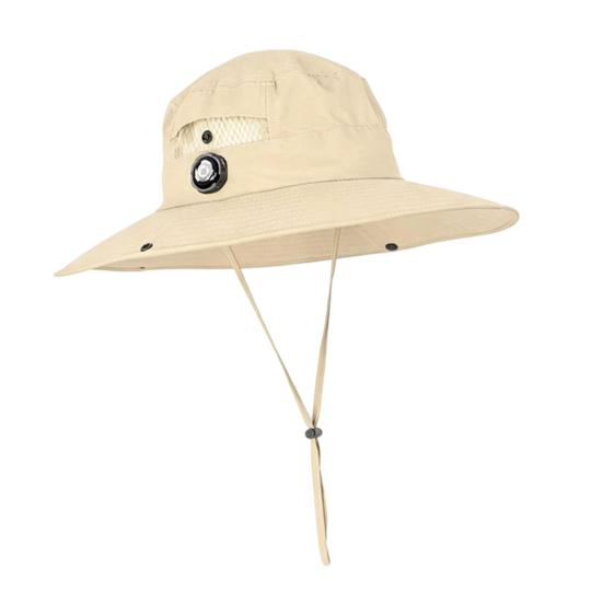 Chapeau seau Tissu respirant Maille Patchwork Séchage rapide Chapeau de pêcheur Large bord Cordon coupe-vent Protection solaire UPF Pliable Chapeau de soleil d'extérieur