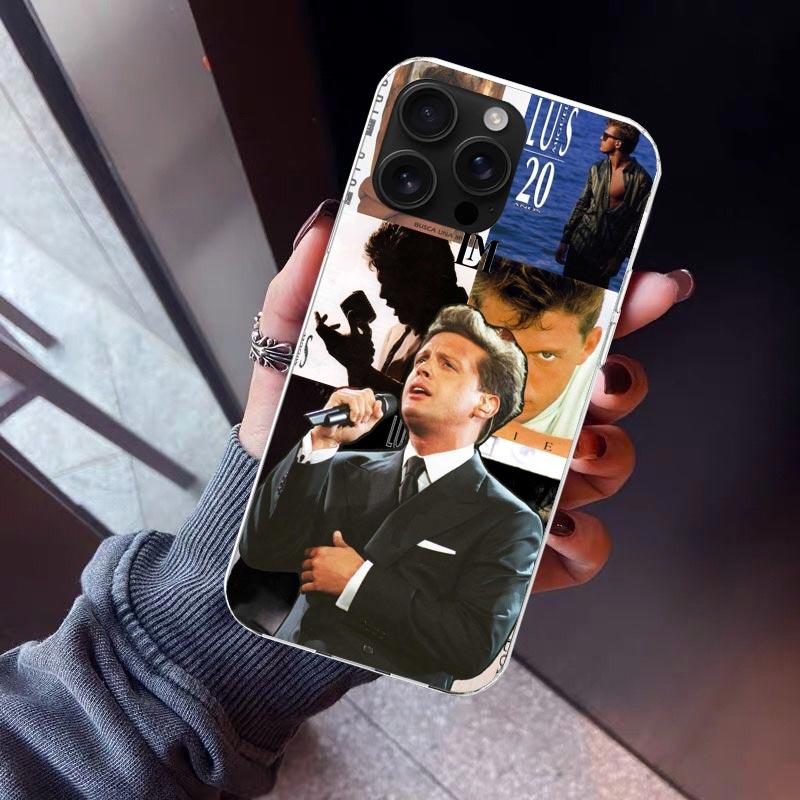 L-Luis M-Miguel Singer Phone Case For iPhone 17 Air 11 13 Mini 14 15 Plus 16 12 Pro Max 16E SE 7 8 Pattern Soft TPU Back Cover
