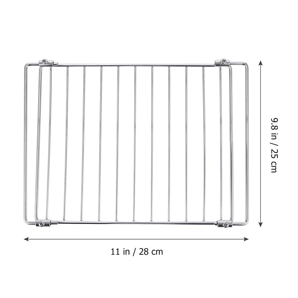 

1Pcs Electric Oven Grill Mesh Stainless Steel Bbq Wire Rack Non-Stick Barbecue Grill for Kitchen Baking Use Electric Oven Rack