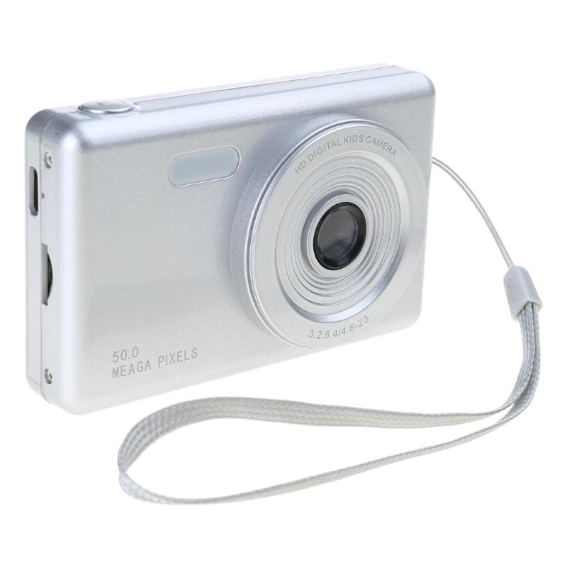 Digitalkamera 4K 48MP Kinderkamera 8-facher Zoom Anti-Shake Point-and-Shoot-Kamera für Teenager, Studenten, Kinder, tragbare Kamera