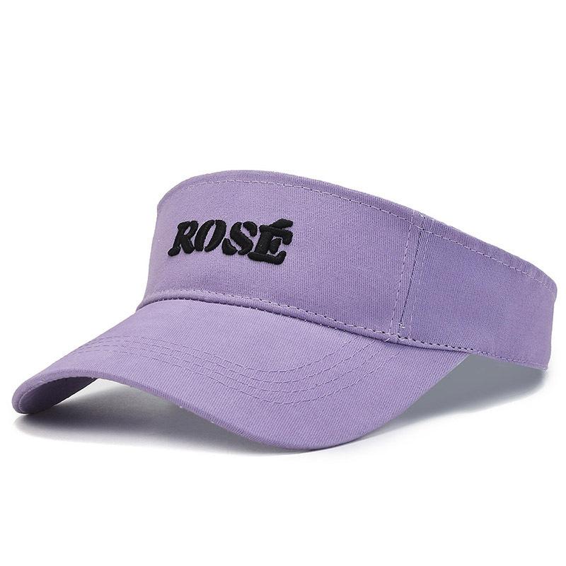 Spring Couple Summer Sun Hat Mountaineering Outdoor Sports Breathable Embroidery Letter Empty Top Hat Same Style