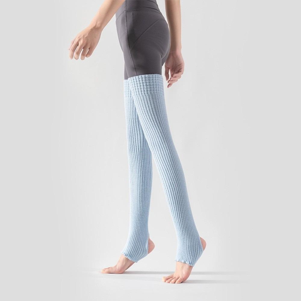 Knee High Long Foot Covers Foot Cover Pilates Yoga Knitted Socks Ballet Leg Warmers Women Girls