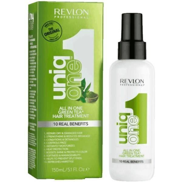 Traitement Capillaire Tout-en-un - Revlon - Uniq One Green Tea - 150 Ml - Tous Types De Cheveux