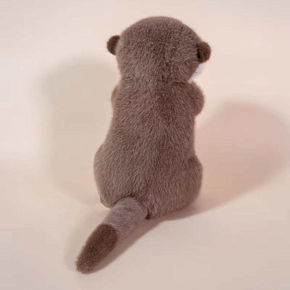 PP Cotton Brown Otter Plush Toy Soft Simulation Otter Toy Doll  Home Decor