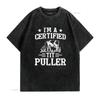 Im A Certified Tit Puller T Shirt Cute Cow Lover GifT Dairy Farmer Cattle Vintage Washed Breathable Comfortable Homme Graphic