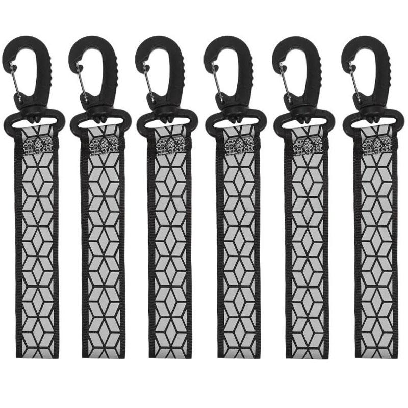 Reflective Effect Safety Reflector Pendant Lightweight Bright Colors Reflective Backpack Pendant Night-time Powerful