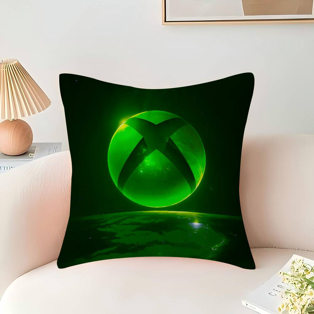 Xbox LOGO Pillow Cover for Bedroom Room and Living Room Sofa Decorative Cushion Cover