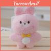 Adorable Plush Bunny Keychain Stuffed Animal Soft Pp Cotton Cute Toy Pendant