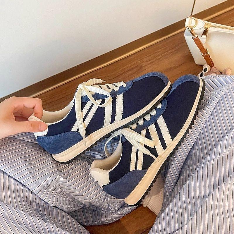 Autumn New Retro Dexun Shoes Flat-soled Korean Comfortable Casual Forrest Gump Sports and Leisure Board Shoes