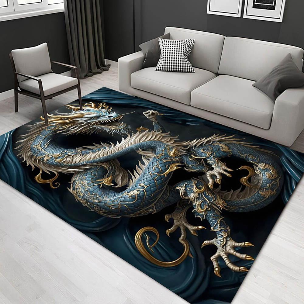 

1pc 23381434190 Pattern Carpet, Area Rug For Living Room Bedroom Room Bed Chair Laundry Entryway Corridor Yard Non-slip Outdoor Camping Rug 60cm by 90cm