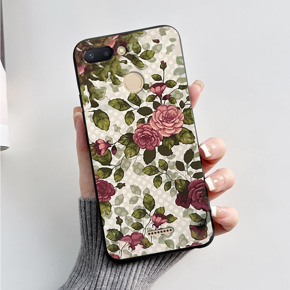 For Xiaomi Redmi 6 Case Redmi 6A Cute Cartoon Frog Back Cover Silicone Soft Phone Case For Xiaomi Redmi 6 6A Redmi6 Coque Bumper