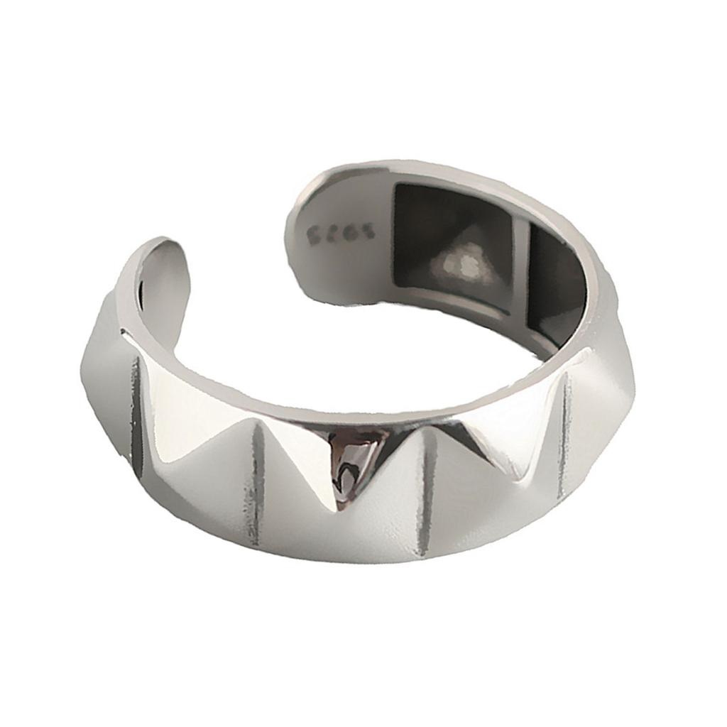 Inel elegant din aliaj de zinc cu tăietură de diamant pentru femei la modă, stiluri retro, accesoriu portabil pentru purtare zilnică, petreceri, eveniment