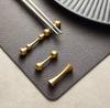 304 Stainless Steel Vintage Chopstick Rests Chopstick Pillows Spoon Rest Multi-Use Spoon Rest Tableware Restaurant Hotel