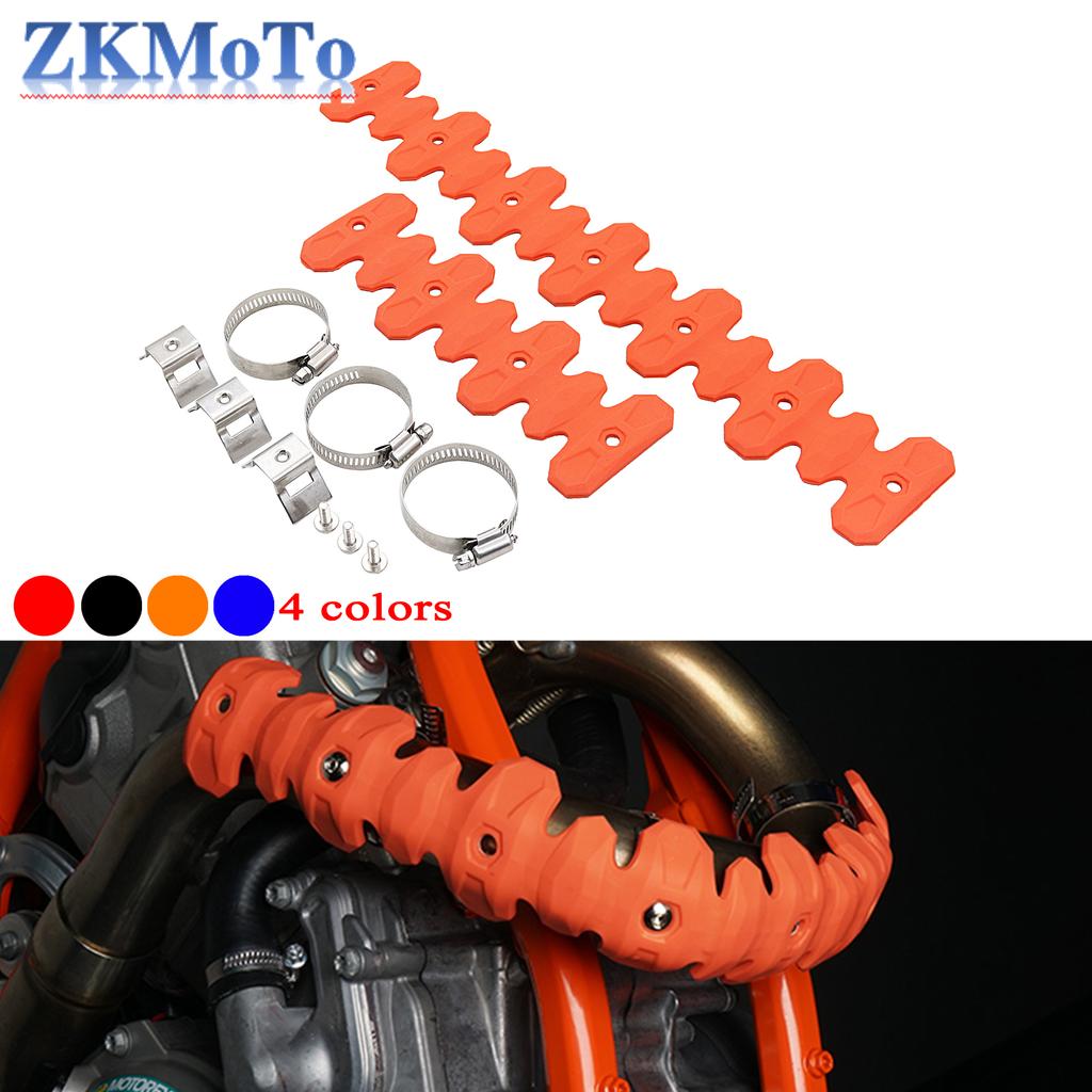 Motorrad 4-Takt Auspuff Isolierung Schalldämpfer Schutzabdeckung Für KTM SXF EXCF SMR Für Husqvarna FC FE Für Honda Yamaha Suzuki