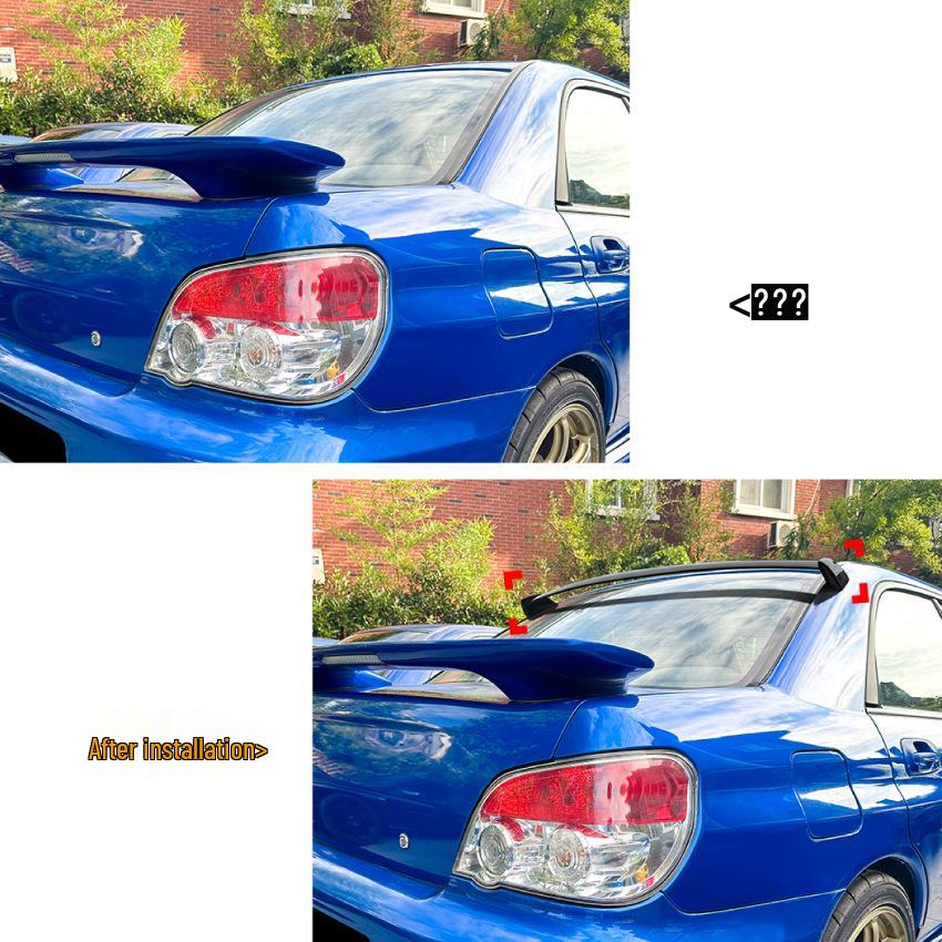 Subaru Impreza WRX STI 2002-07 Roof Spoiler & Rear Deflector
