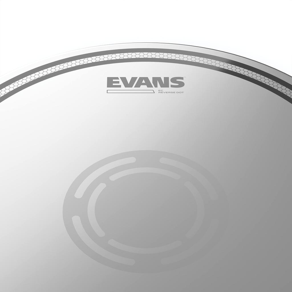 EVANS EC Snare Batter Reverse Dot (B12ECSRD) 12-inch drumhead (2-ply, 7mil + 10mil + 3mil patch) [Domestic Genuine Product]