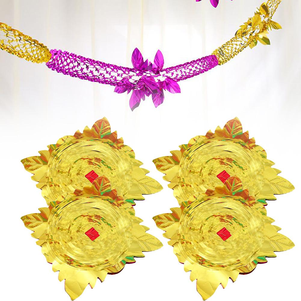 2.5M Foil Garland 4PCS/set Ceiling Christmas Decor Hanging Decor
