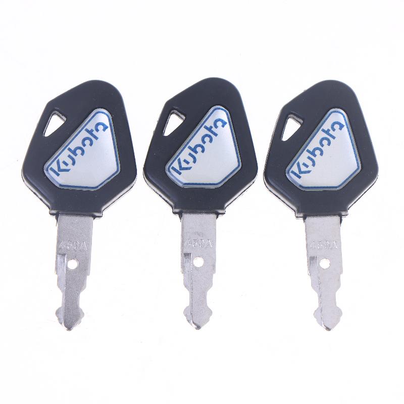 

1/3/5 шт. Ключи зажигания для экскаватора Kubota 459A, экскаватора, трактора, погрузчика с бортовым поворотом, ключ для запуска питания, аксессуары для самостоятельной сборки