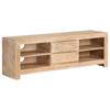 Day and Night - Day and Night TV Cabinet Solid Acacia Light Brown Wood 120x30x40 Cm