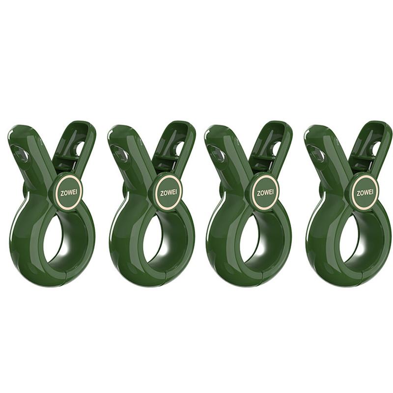 2/4PCS Beach Towel Clips Plastic Strong Windproof Clothes Pegs Quilt Hanging Clip Reusable Non-slip Fixed Drying Clothespin