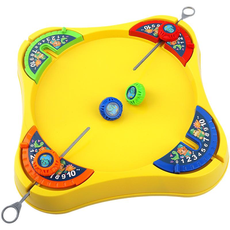 Non-Toxic Plastic Spinning Top Launcher Top Battling Toy Random Color Spinning Top High Performance Multiplayer Gyro Disk Plate