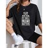 Pit Bull Lives Matters T Shirt White Dog Graphic Print For Women Casual Wear