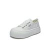 Platform Canvas Sneakers for Women Lace Up Running Walking Shoes Tennis Shoes Casual Breathable Sneaker Slip on Lightweight Sport Canvas Shoes