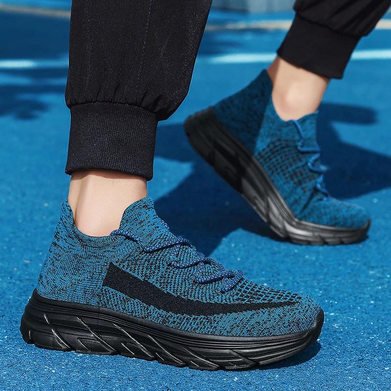 

Men s Casual Sports Shoes with Anti Slip Wear resistant, Breathable and Color Blocking Design Multifunctional Thick Soled Shoes for daily use 36