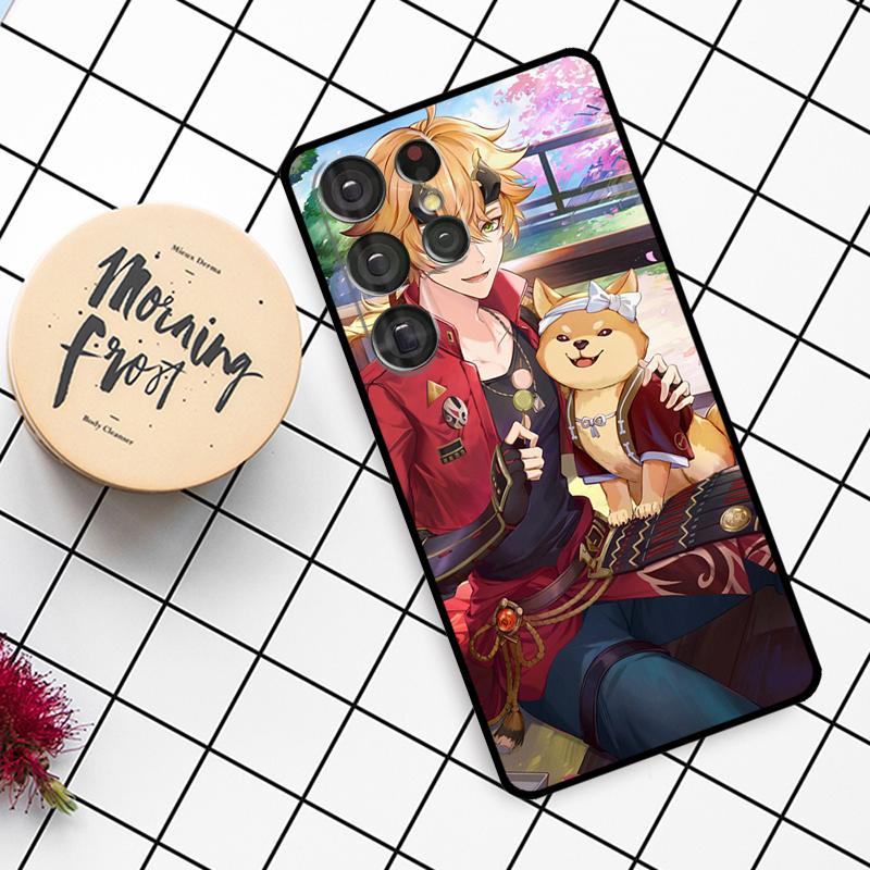 Thoma Genshin Impact Game Case For Samsung Galaxy S25 Ultra S23 S22 S21 S20 S24 Ultra S9 S10 Plus S25 FE Phone Cover