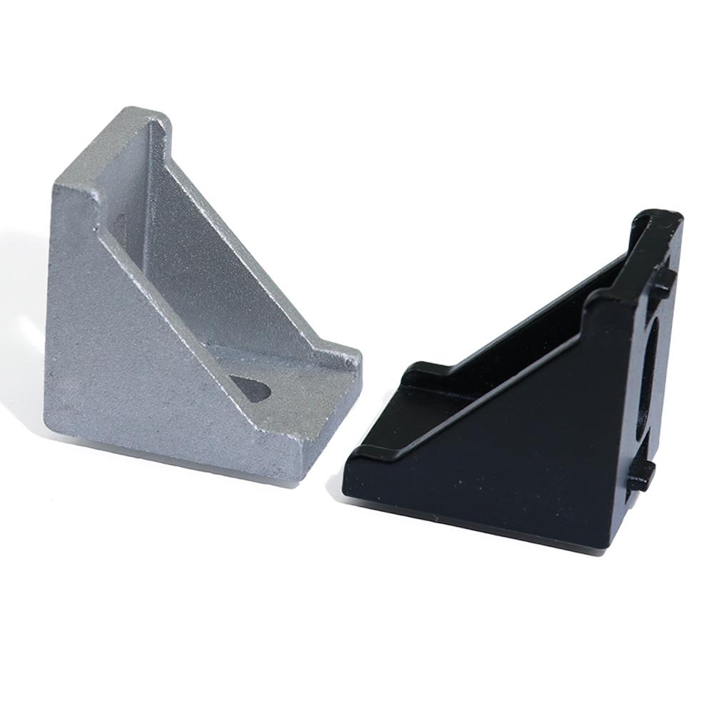20pcs 3030 Corner Fitting Angle 30x30 Decorative Brackets Aluminum Profile Accessories L Connector Fasten Connector