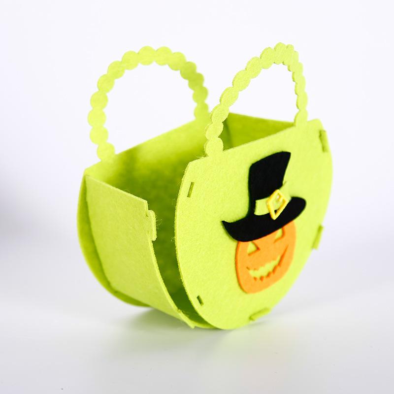 Children'S Diy Handmade Gift Bags, Halloween Pumpkin Bags, Candy Bags, Non-Woven Tote Bags, Gift Bags