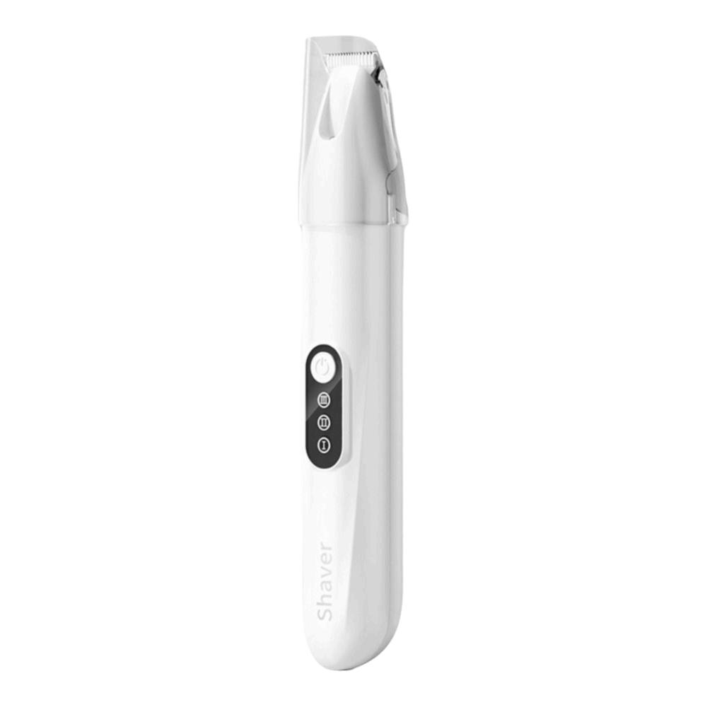

Electric Pet Hair Trimmer USB Charging Cat Electric Shaver Safe Dog Paw Trimmer Cleaning Care білий