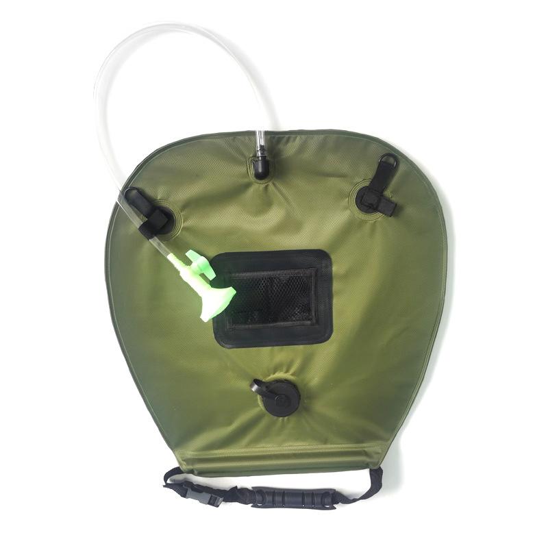 Solarduschtasche 20L Große Kapazität Wasserspeicherung Badezubehör für Outdoor-Camping Verbessert