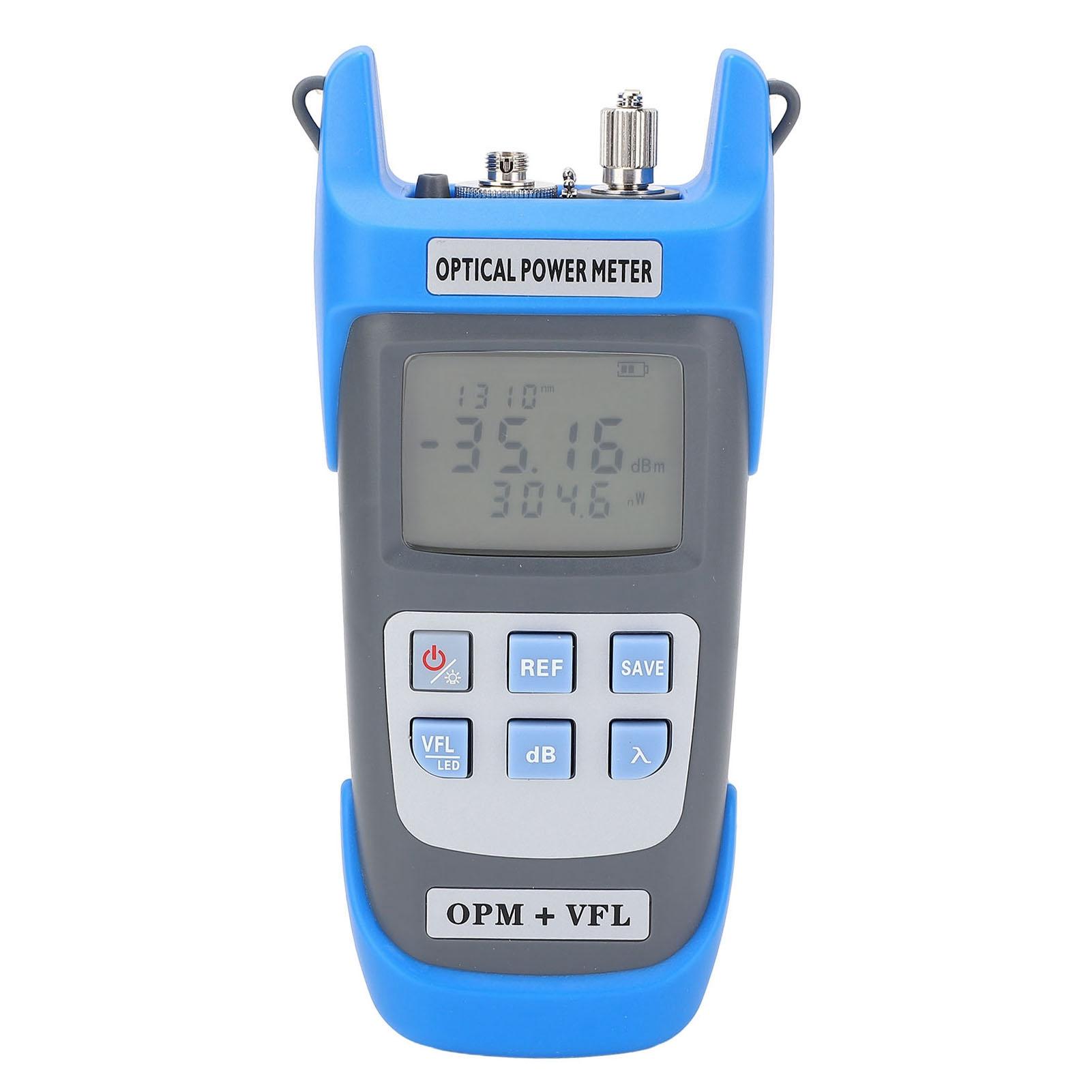 

3 in 1 Fiber Optic Tester 10 Wavelengths 70 To +10dBm Optical Power Meter 15mW 15km Visual Fault