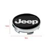 4 Stück 56/60mm Auto Radnabenkappe Auto Zubehör für JEEP Wrangler Grand Cherokee JK TJ Compass Renegade Patriot Trail Hawk