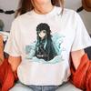 Muichiro Tokito T-Shirt Women's Harajuku Summer Casual Cute Manga T-Shirt Women's Manga Japanese Anime Clothing Y2K Top