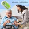 small Pill Cutter Case Reusable Pill Grinder Portable Medicine Storage Box Portable Tablet Organizers Medicine Storage Box