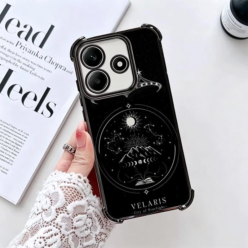 A Court of Mist Fury VELARIS City Plating Phone Case For Xiaomi Redmi Note 14 15 Pro Plus 13 12 11 11S 11T 10 9S 9 5G Anti-Fall
