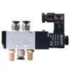 4V110-06 1/8 Bsp Luftmagnetventil 5-Wege-Anschluss 2-Positionen Gas Pneumatisch Elektrisch Magnetisch Ventile DC12V 24V 110 V220V Spulenspannung