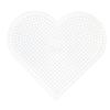 Plaques Carré rond hexagone coeur pour perles standard (Ø5 mm)