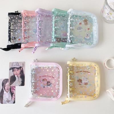 1pc Star Glitter Print A8 Card Binder Loose-leaf Kpop Photocard Holder  Journal & Collectibles