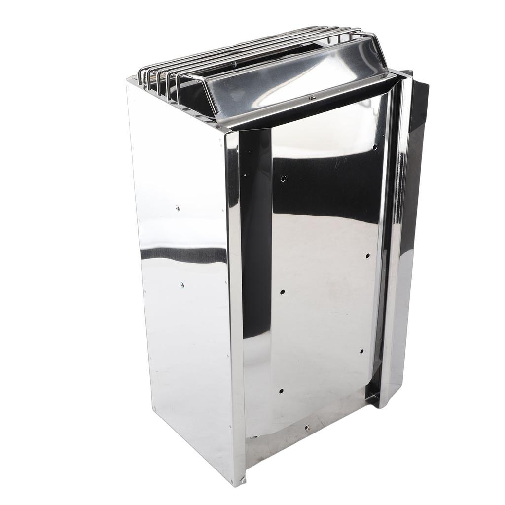 Nerezový saunový ohřívač 3,6 kW, vnitřní ovládání, topidlo pro domácí hotelové parní lázně