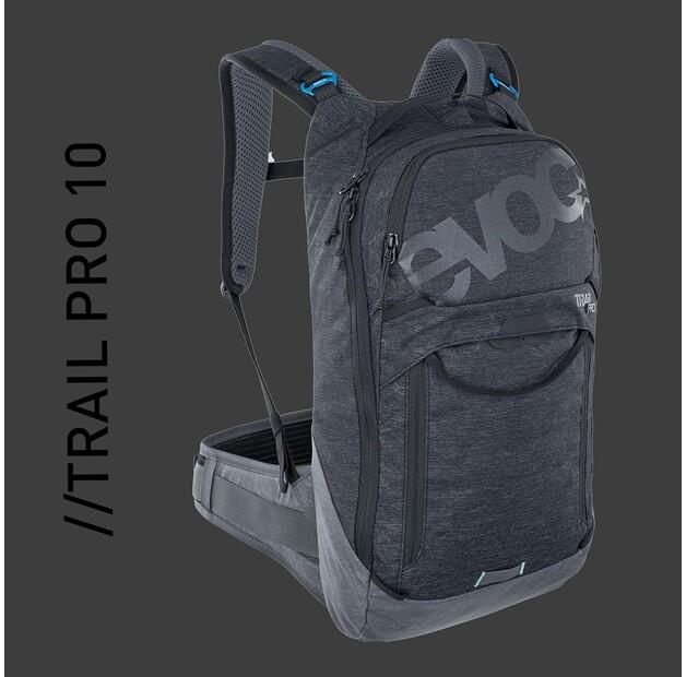 Рюкзак Evoc Trail Pro 10 S/M black/carbon grey (100119128-S-M)
