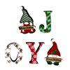 Weihnachten bunte Ornamente Acryl große Buchstaben Dekor Handwerk für Festival Party Küche Dekoration Zubehör
