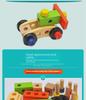 Children's Toolbox: Car Puzzle Set with Screw Nut Disassembly for Construction Play