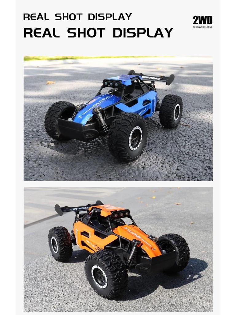 1:16 RC 2.4G High-Speed Alloy Remote Control Car - Off-Road, Climbing, and Drift Racer