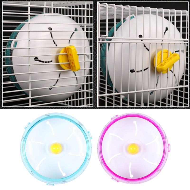 Pet Sport Wheel Hamster Disc Exercise Wheel Silence Rotatory Jogging Wheel Hamster Running Wheel Funny Running Disc Toy