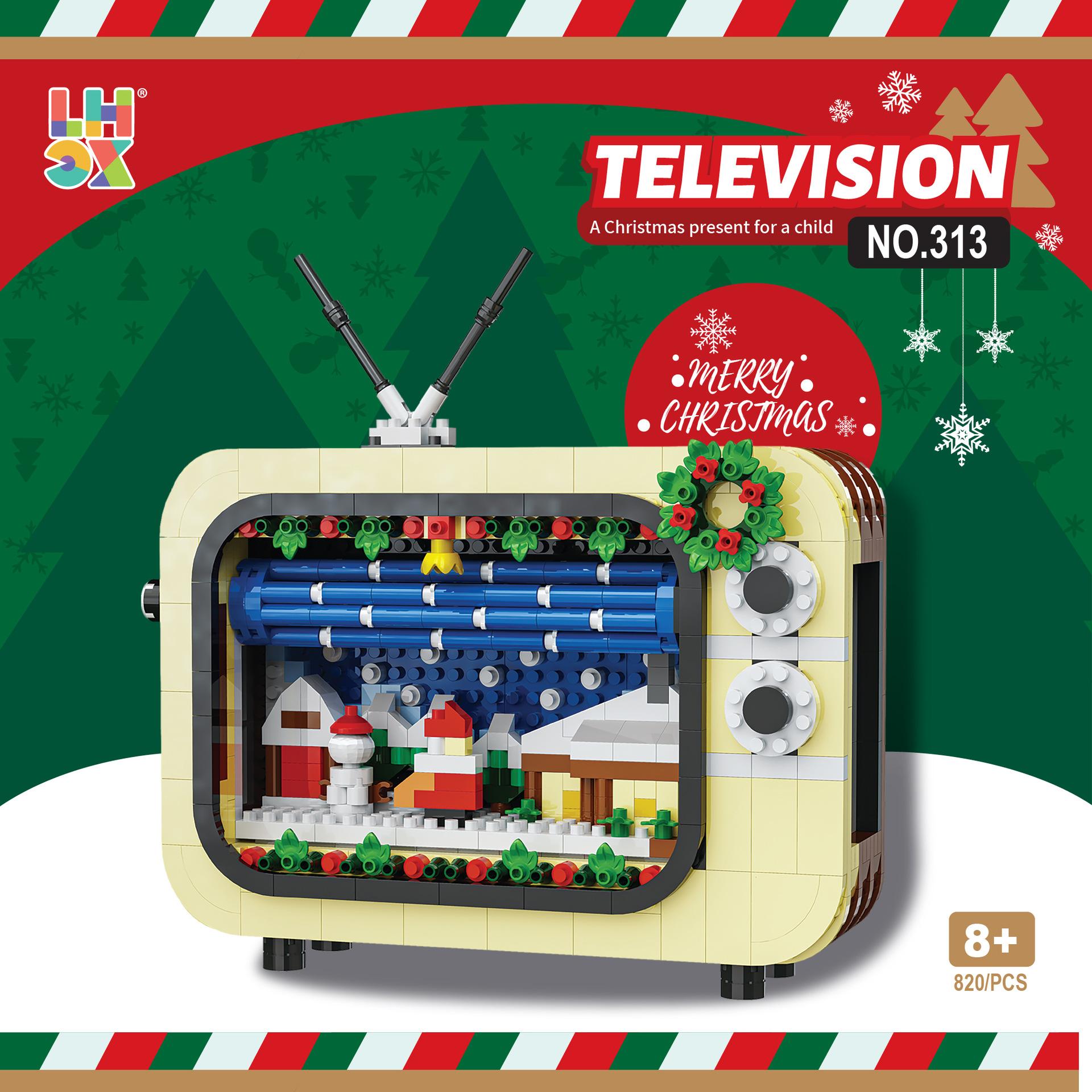 

Christmas Tv Construction Blocks Set,800+Pcs Holiday Present Santa Claus Model Construction Toys,Creative Christmas Diy Plaything For 14+Y