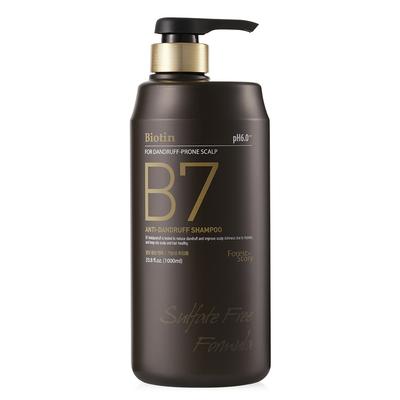 B7 Shampoo Anticaspa Levemente Ácido para Couro Cabeludo com Caspa e Queda de Cabelo 1000ml