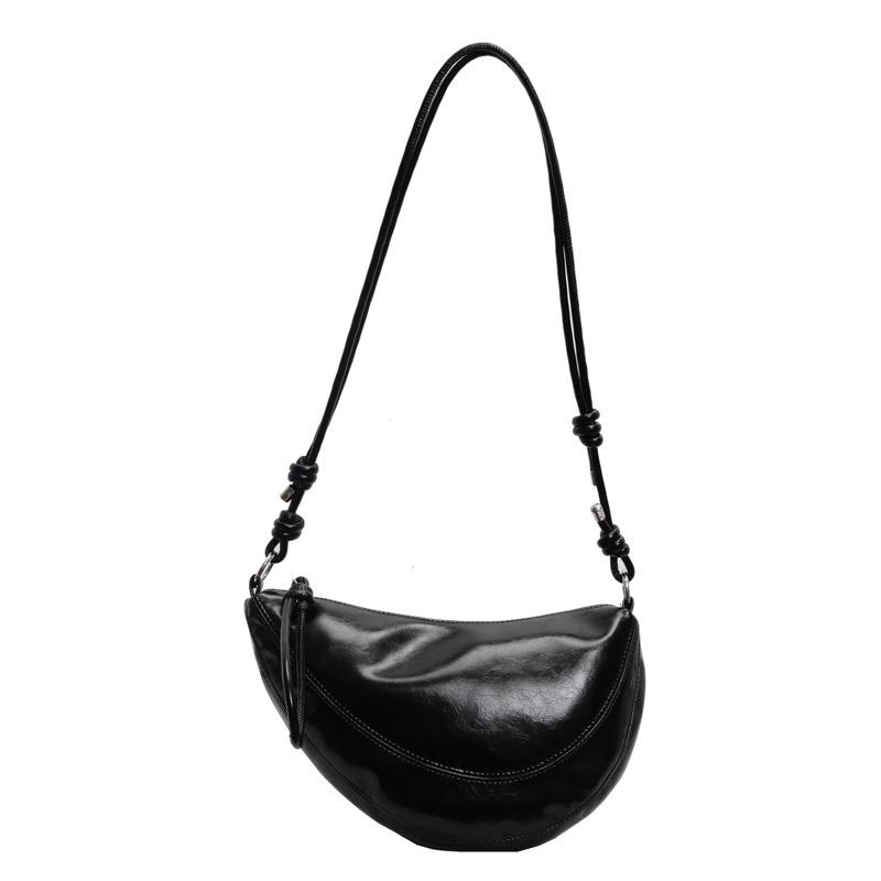 

Премиальная фактурная женская сумка большой емкости 2024 года, новая модная сумка-мессенджер, сумка-седло для поездок на работу чёрный